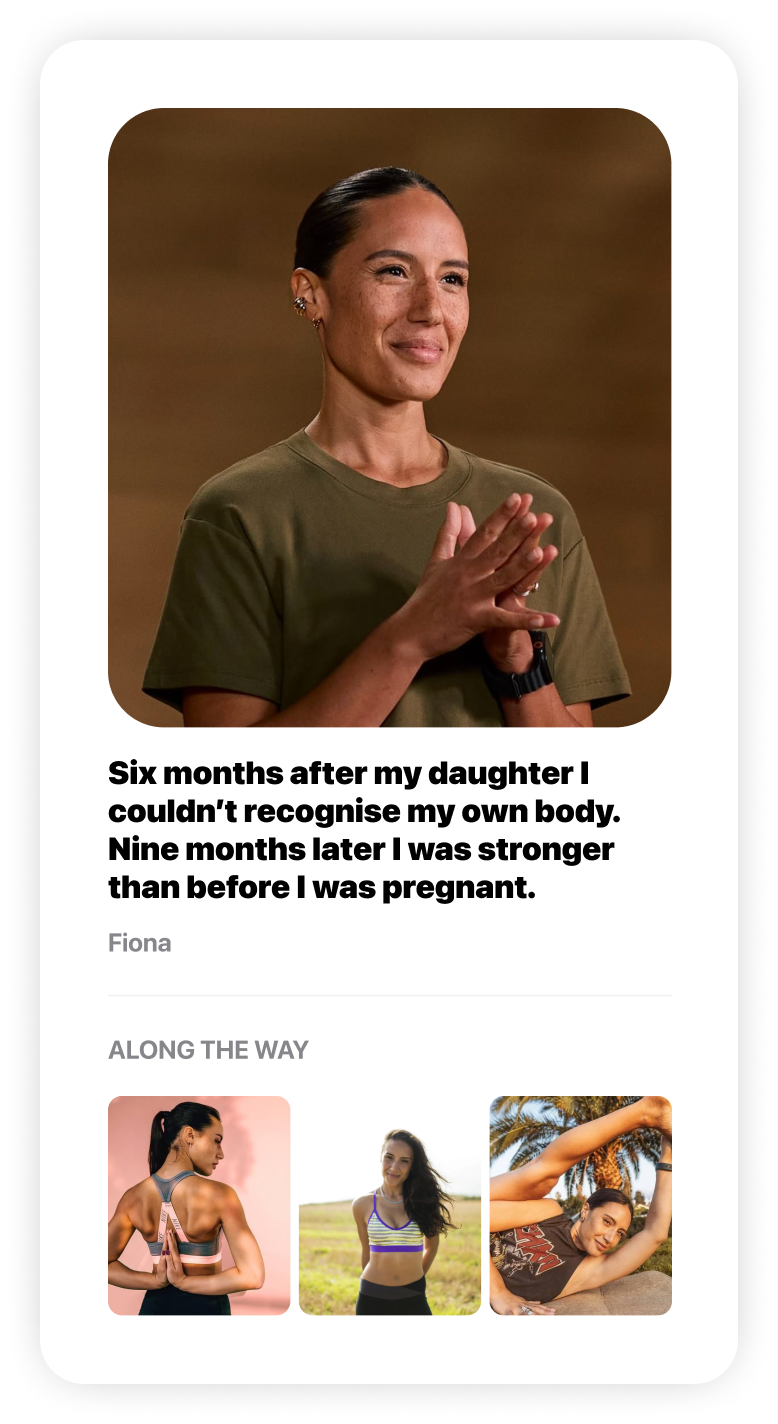 My Story section of a Mode page